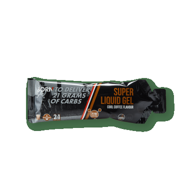 Born Super liquid gel Cool Coffee 2:1 + Caffeine box 12 x 55 ml 